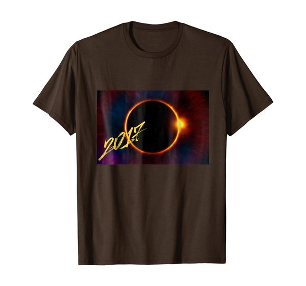 

total solar eclipse 2017 graphic t-shirt, White;black