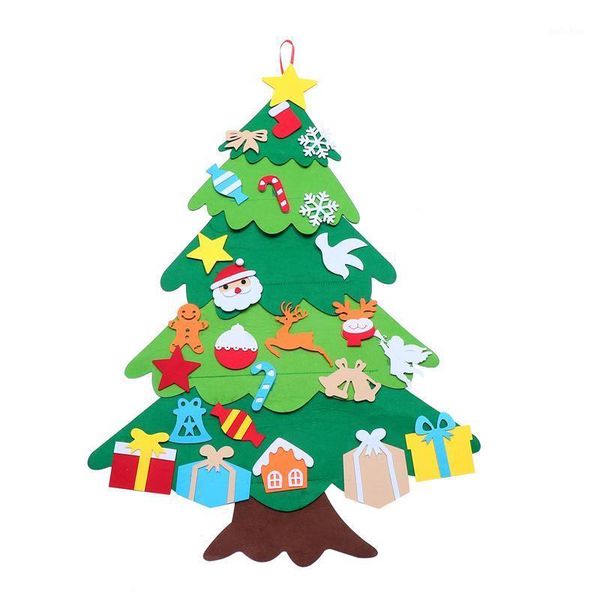 

christmas decorations decors stereoscopic felt tree three-dimensional diy decoration for children