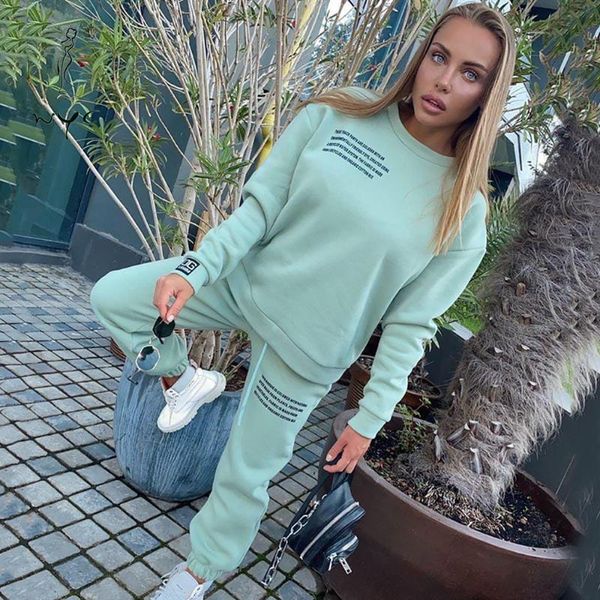 

women's hoodies & sweatshirts women tracksuit 2 piece set winter autumn sports leisure female pants suits ladies matching sets outfits, Black