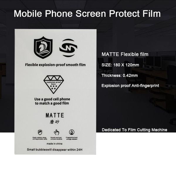 

power tool sets 50pcs matte flexible explosion-proof smooth hydraulic film universal straight curved screen protector for cut machine