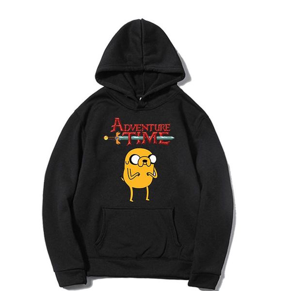 

men's hoodies & sweatshirts fleece loose streetwear autumn nullover hoody mens, Black