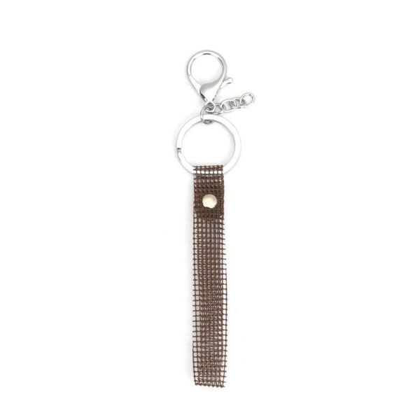

keychains 8seasons zinc based alloy & plastic keychain keyring colorful grid checker hollow men women jewelry accessories 18.8cm, 5 pcs, Silver