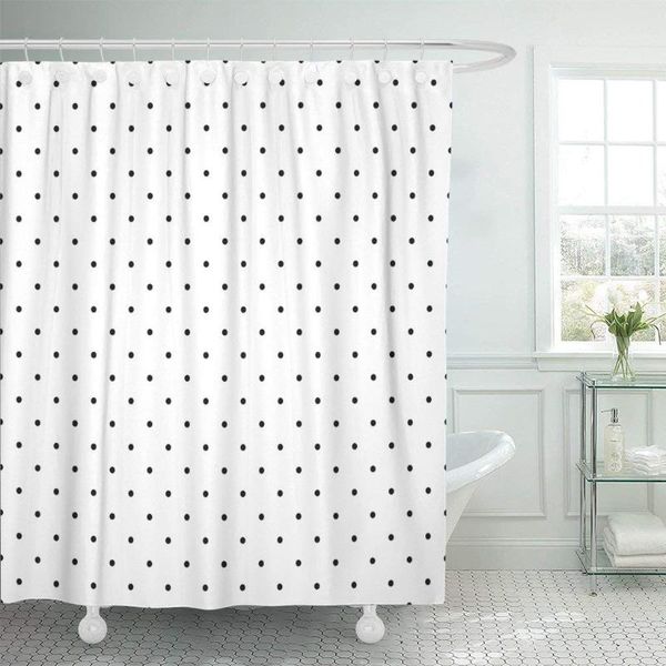 

shower curtains white polka dot pattern graphic cute abstract circle circular curtain waterproof polyester fabric 72 x inches