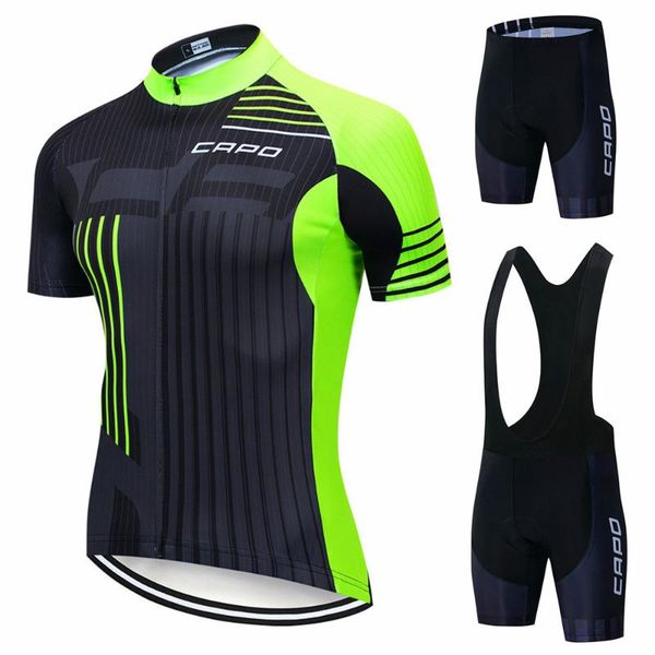 

team cycling jersey bike shorts summer clothing suit man quick dry professional maillot pants racing sets, Black;blue