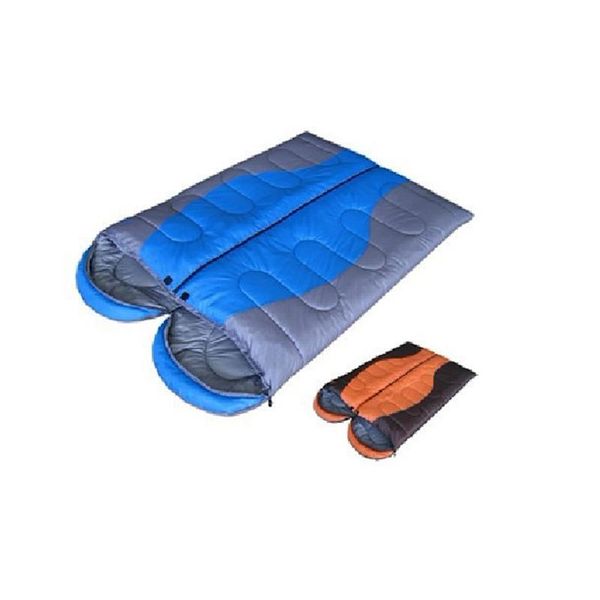 

pieces/set outdoor camping equipment hiking sleeping bag envelope four seasons double three bags