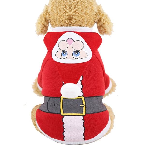 

dog apparel christmas clothes winter coat clothing santa costume pet cute puppy outfit for supplies