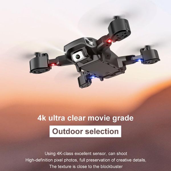 

drones s600 drone wifi fpv 4k hd camera remote control 2.4g selfie brushless foldable rc quadcopter