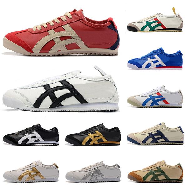 Onitsuka Tiger Mexico 66 Schuhe Männer Frauen Laufschuhe schwarz weiß blau gelb grau Herren Damenmode Sport Turnschuhe Trainer Outdoor-Größe 36-45