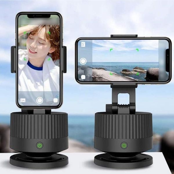

selfie monopods smart tracking holder 360 degree rotation face rotating gimbal stabilizer phone camera mount for po video record