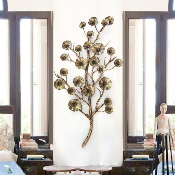 

decorative objects & figurines vintage wrought iron living room wall decoration creative loft ornament three-dimensional hanging