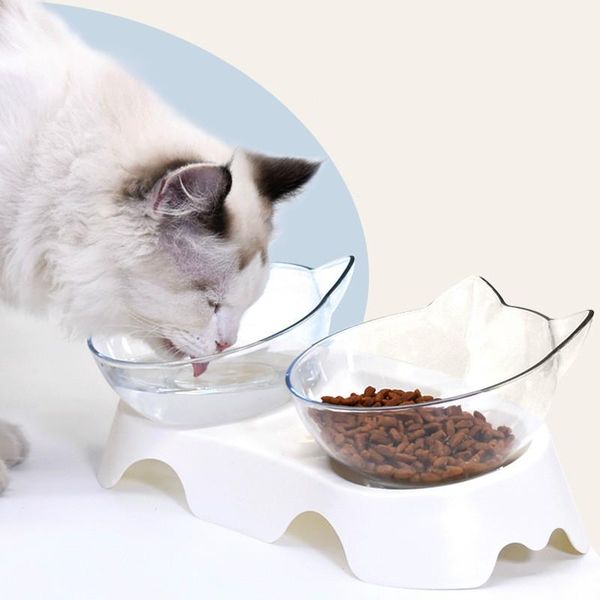 

cat bowl dog double non slip pet eating tools plastic supplies sanitation bowls & feeders