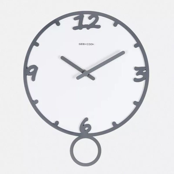 

wall clocks 14 inch large clock no glass clcoks 3d chinese ink paint style swing time silent office study living room item speci
