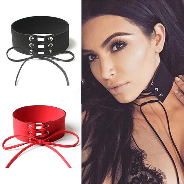 

chokers personality exaggerated jewelry korean velvet wide bandage necklace for women goth choker vintage punk necklaces collier femme, Golden;silver