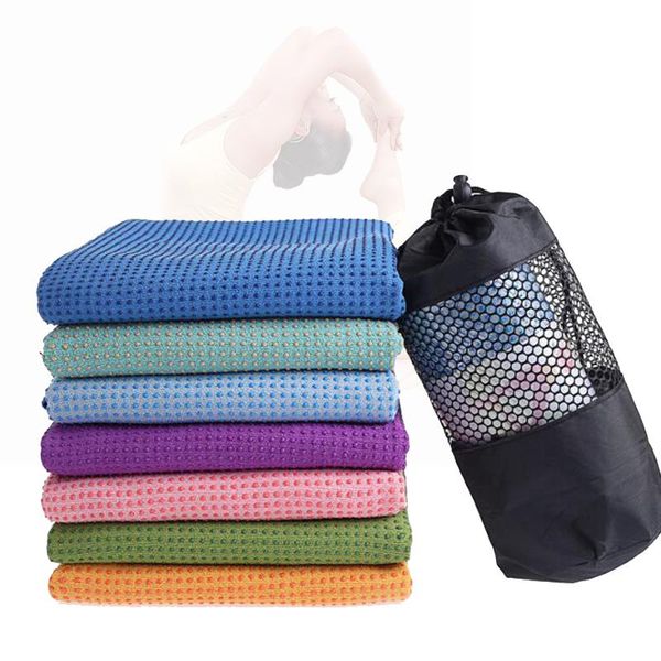 

yoga towel nonslip mat cover anti skid microfiber towels pilates blankets fitness workout supplies mats