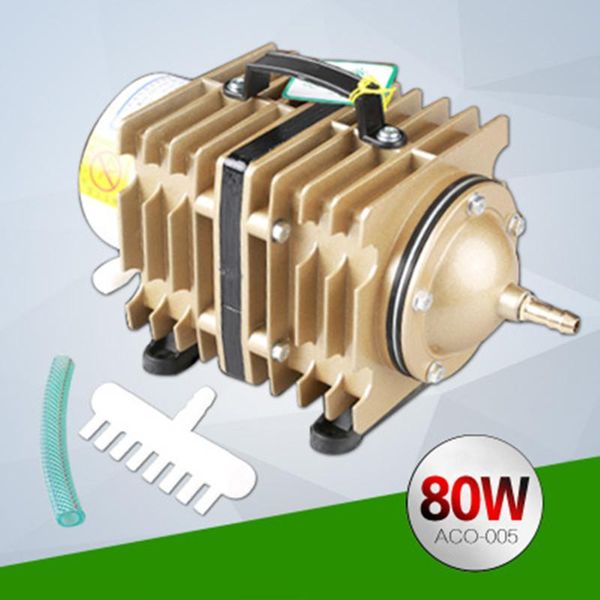 

air pumps & accessories sunsun aco-005 large aquarium fish pond aeration pump electromagnetic / oxygen 80