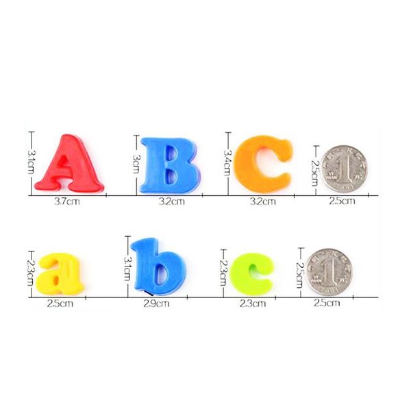 

wall stickers 72pcs/set gift set magnets teaching alphabet of colorful magnetic fridge letters numbers education learn cute kid baby toy 2