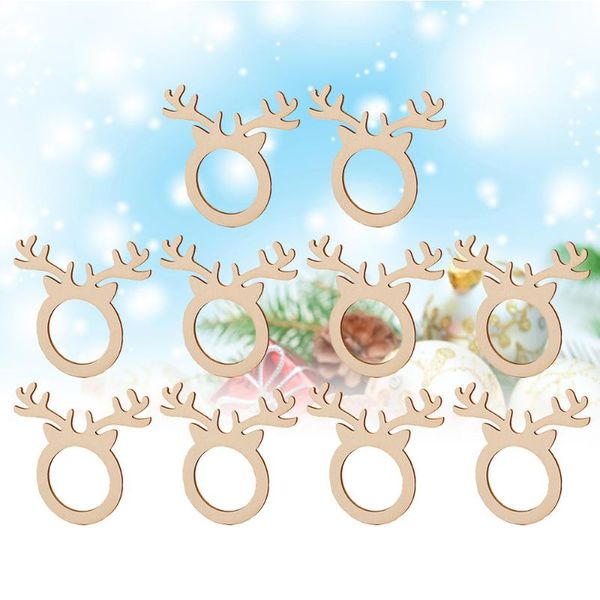 

napkin rings 10pcs antlers towel holder ring for banquet wedding birthday dinner