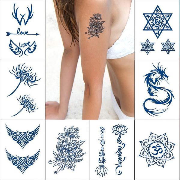 

tattoo paste dumb non reflective juice herbal sticker pure plant semi simulated