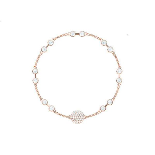

bangles bracelets shi family magic versatile invisible magnetic buckle bracelet female swarovski element crystal pea bracelet, Black