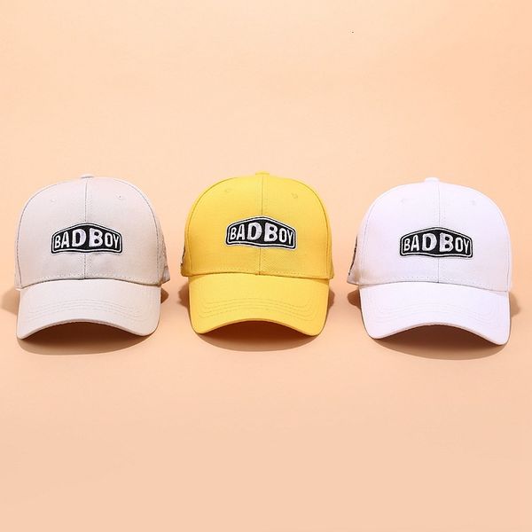 

fashion new badboy letter baseball cap men's cartoon embroidery versatile cap women's spring and summer outdoor leisure hat, Blue;gray