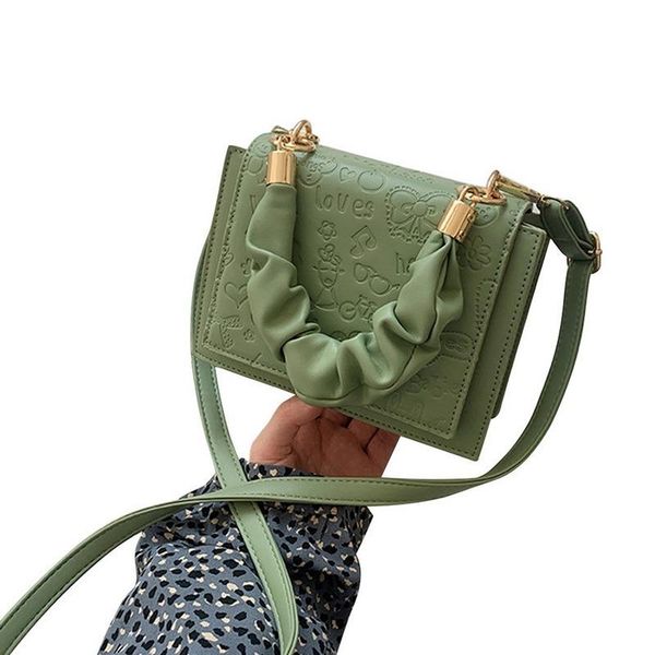 

evening bags women's handbag with short handles 2021 summer flap crossbody for women pu leather shoulder messenger girls