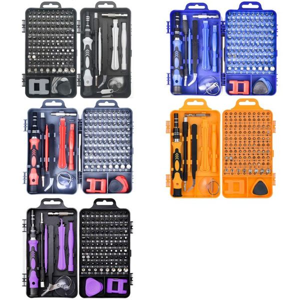 

professional hand tool sets screwdriver set 115 in 1 precision magnetic screw driver with case pc repair kit for mobile phone 8set/lot