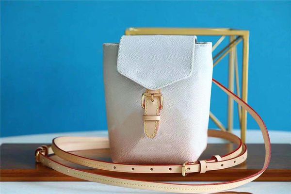 

10a luxury brand backpack style m45764 tiny backpack mist grey shoulder bag by the pool summer 2021 fashion women handbag totestotes gradien
