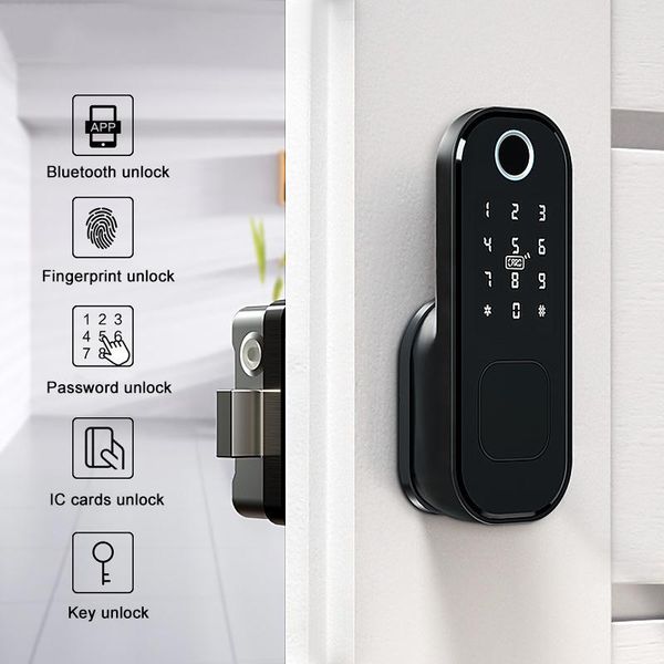 

ttlock app fingerprint lock waterproof smart door fechadura digital password ic-card security apartment