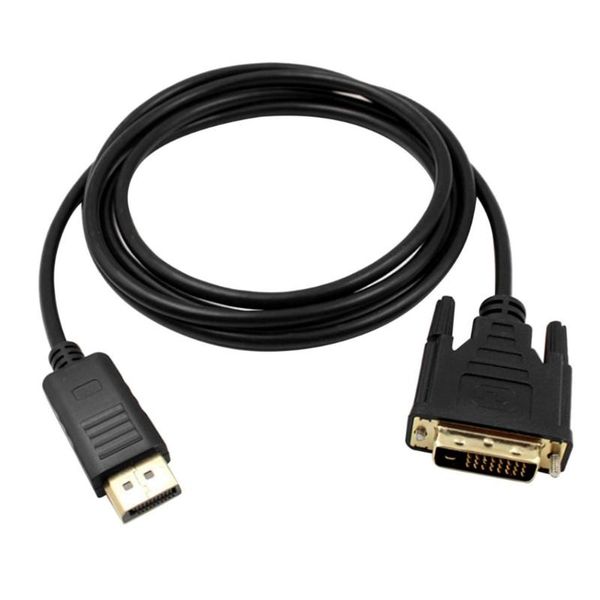 

audio cables & connectors mini displayport dp to dvi cable male display port dvi-d converter for hdtv pc lapprojector