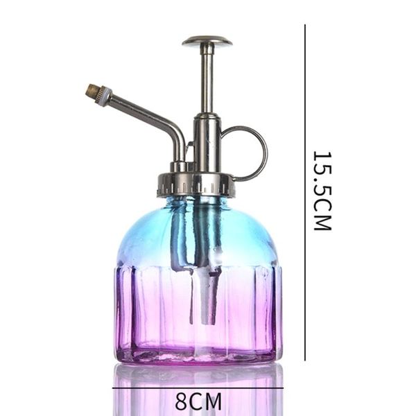 

vintage gradient watering spray bottle plant sprinkling pot glass misting can garden tool equipments