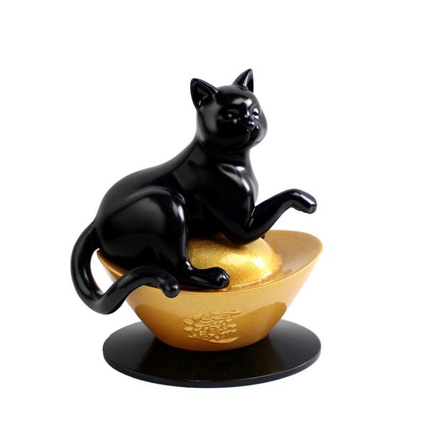 

fortune cat decoration home creative deskopening ward off evil and have good luck gift storage bottles & jars
