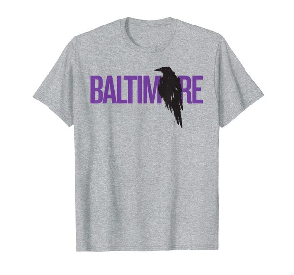 

baltimore city t-shirt, White;black