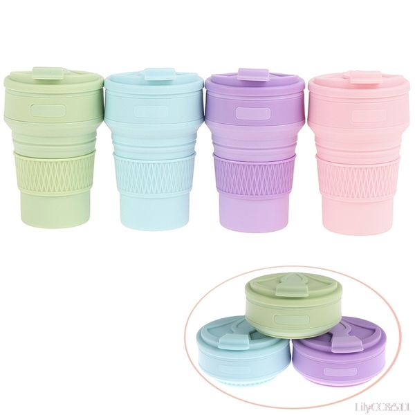 

new coffee mug mugs travel folding silicone water outdoor tea s portable cup 1pc