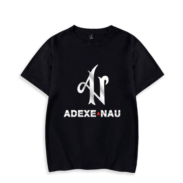 

women's t-shirt adexe & nau 2d print short sleeve women/men clothes, White