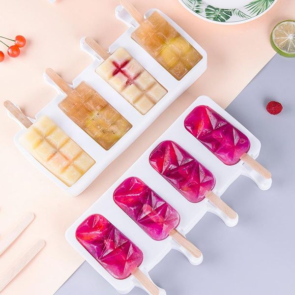 

baking moulds mini ice cream mold, silicone popsicle mold cake, diy oval shape