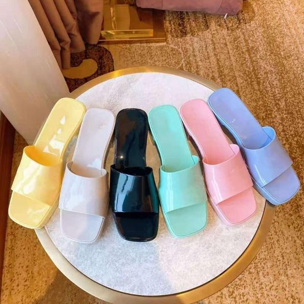 

vallu2021 summer full tpu environmentally friendly material with increased heel and large size female sandals slippers, Black