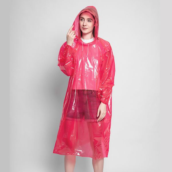 

raincoat pe disposable transparent one-piece thickened riding tourism mountaineering drifting