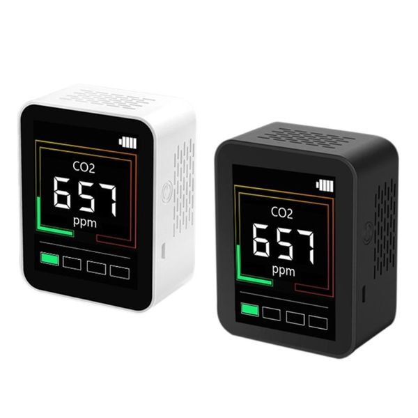 

gas analyzers co2 air quality monitor tester detector analyzer carbon dioxide meter with temperature humidity display drop