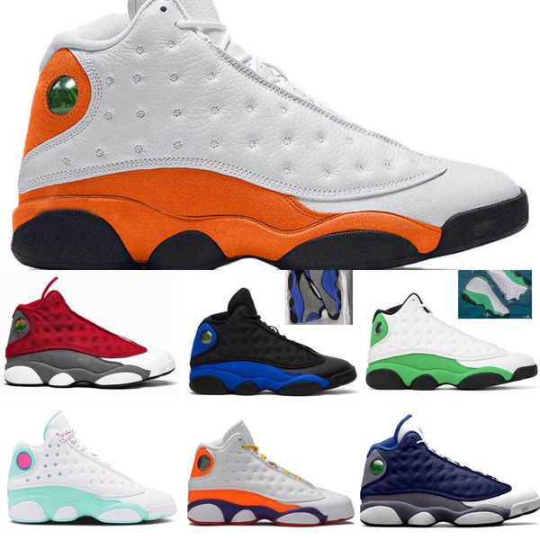 

starfish red flint 13 13s women men basketball shoes hyper royal aurora luck green grey toe playground barons hologram sports sneakerslq9l