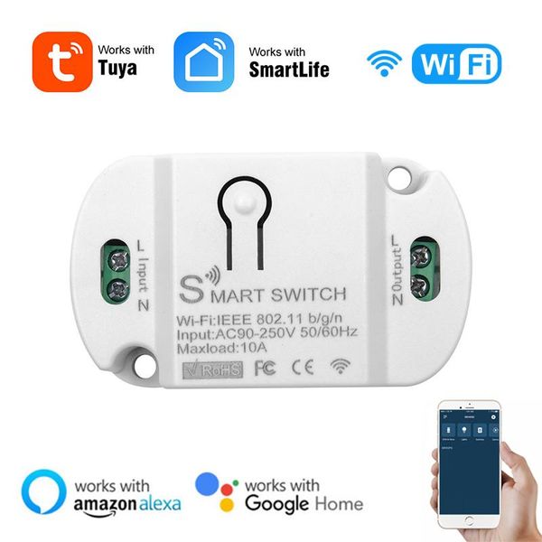 

smart home control 10a/16a wifi switch timer wireless switches automation compatible with tuya alexa google