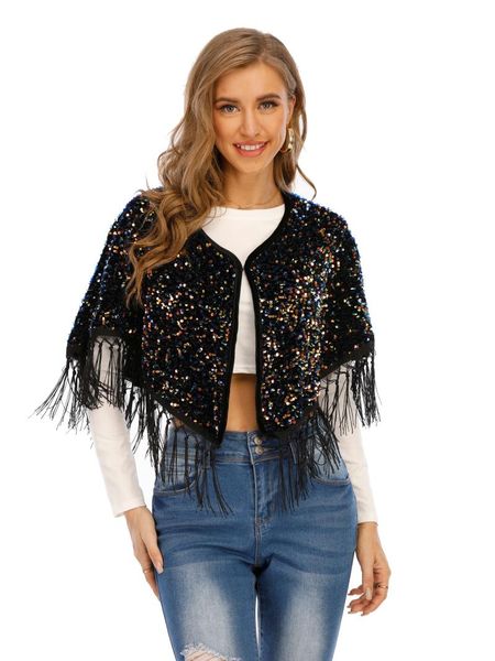 

scarves women's lequined shawl casual, Blue;gray