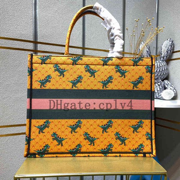 

wholesale handbags normal quality classic colorful book totes bag designer handbag embroidered tote large capacity travel canvas shopping