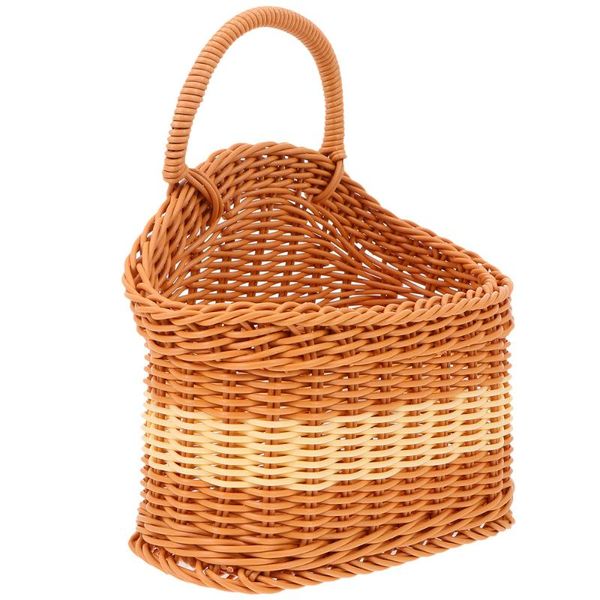

storage baskets 1pc weaving craft flower basket hanging decor pendant
