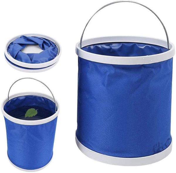 

fishing accessories collapsible bucket compact portable folding water container, camping, fishing, beach, car washing bag live fish box