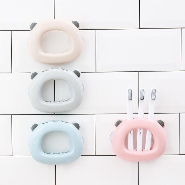 

toothbrush holder bathroom accessories set toothpaste storage tools wall mount shaver shelf tooth brush case rack bath accessory