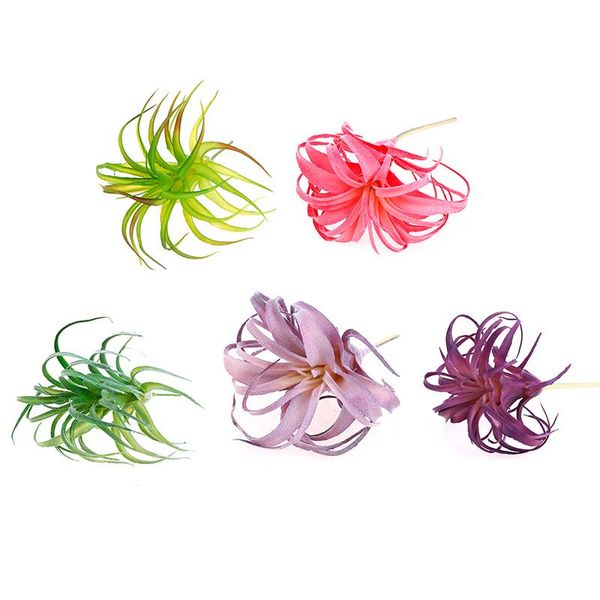 

artificial flowers pineapple succulent air grass plants fake plastic home green wall decoration decorative & wreaths