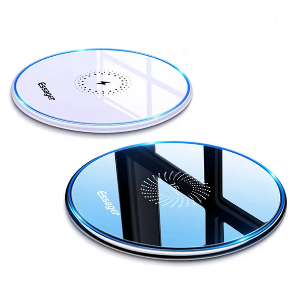 

essager selling wireless charger 15w 10w 7.5w 5w qi fast charger phones induction fast wireless charge