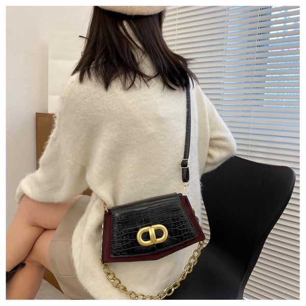 

waist bags rrwomenstore metal buckle chain shoulder strap women's bagadvanced foreign style cross bag fashion versatile shoulderbag