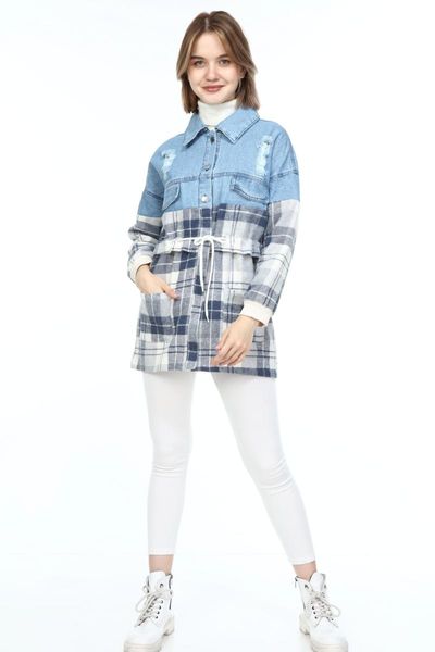 

women's hoodies & sweatshirts manga woman jean jacket double piece coat, Black