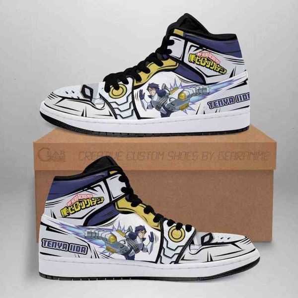 

tenya iida sneakers skill my hero academia anime sho, Black